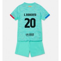 Barcelona Sergi Roberto #20 Tredjedraktsett Barn 2023-24 Kortermet (+ Korte bukser)